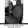 Sperling Tradies Canvas Front Grey Seat Covers Hilux