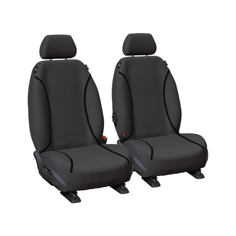 Sperling Tradies Canvas Front Grey Seat Covers Hilux