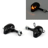 Motorcycle Skull Head Turn Signal Indicator Blinker 12V LED Amber Light Lamp Generic