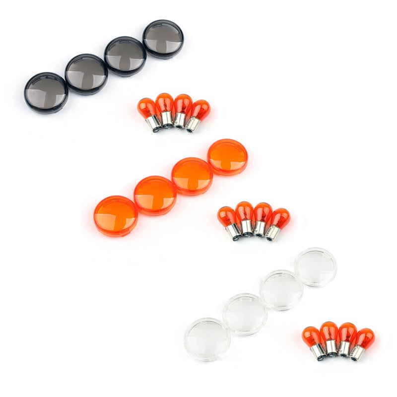 Harley Softail Dyna Sportsters (2002-18) Generic 4x Turn Signal Lens Bulbs