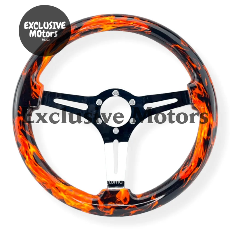 Flame Steering Wheel