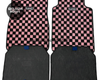 Tomu Sakura Pink Checker Floor Mats