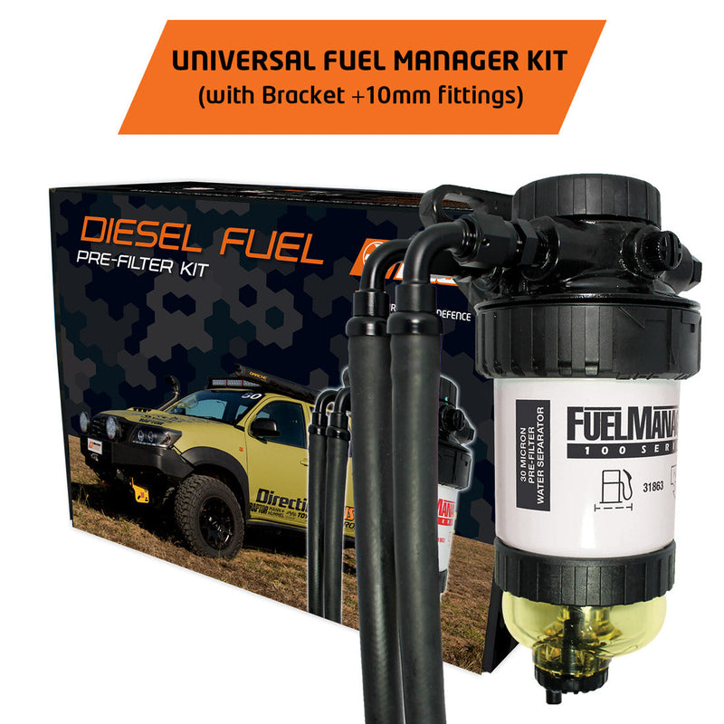 Direction Plus Universal 30 Micron Filter, 10mm Hose Fuel