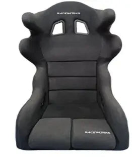 Raceworks VPR-403-L-XPX Fibreglass Seat With Wings Black