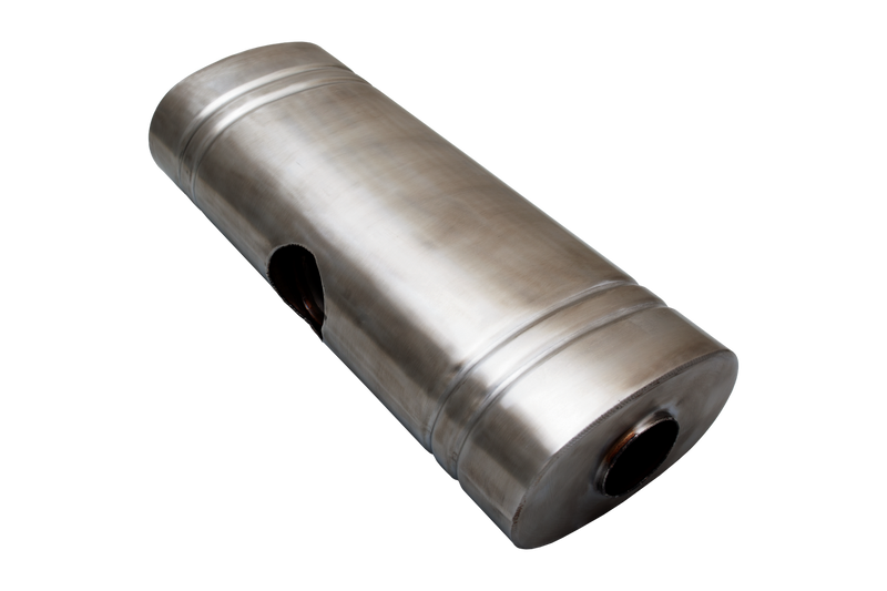 Xforce VX9E4-2025225 5 x 18 x 24in Oval Muffler - 2.5in