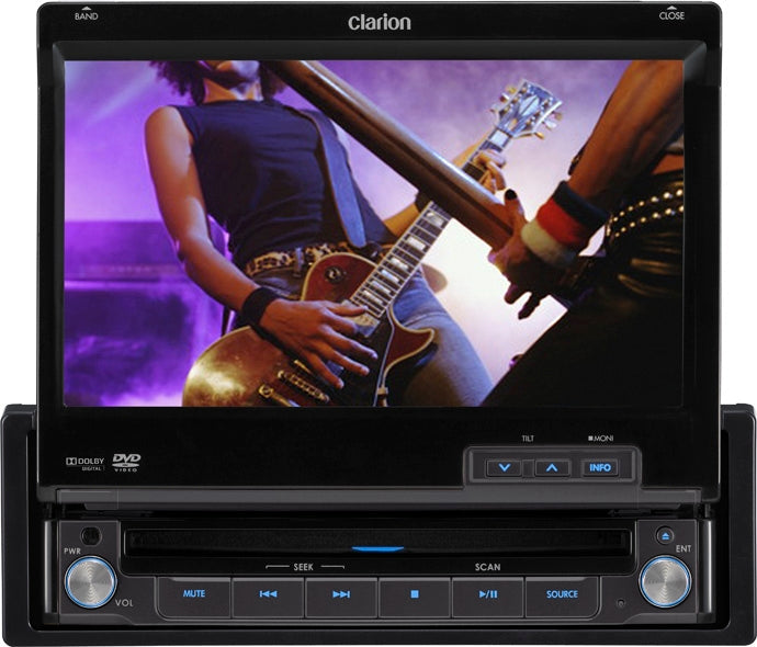 Clarion Audio 7In Lcd Dvd Ipod Cntrl With Lead VZ409A