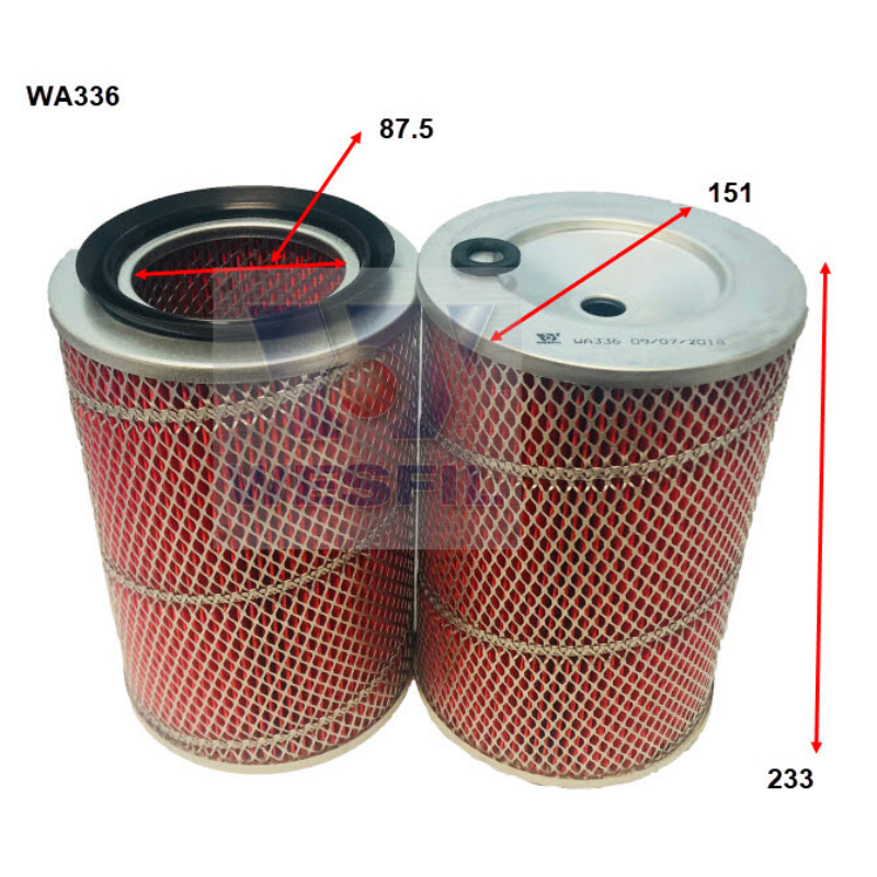Wesfil Air Filter WA336