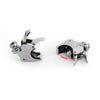 Harley Dyna Sportster XL 883 1200 CHR Generic Pair 39mm Windshield Windscreen Clamps