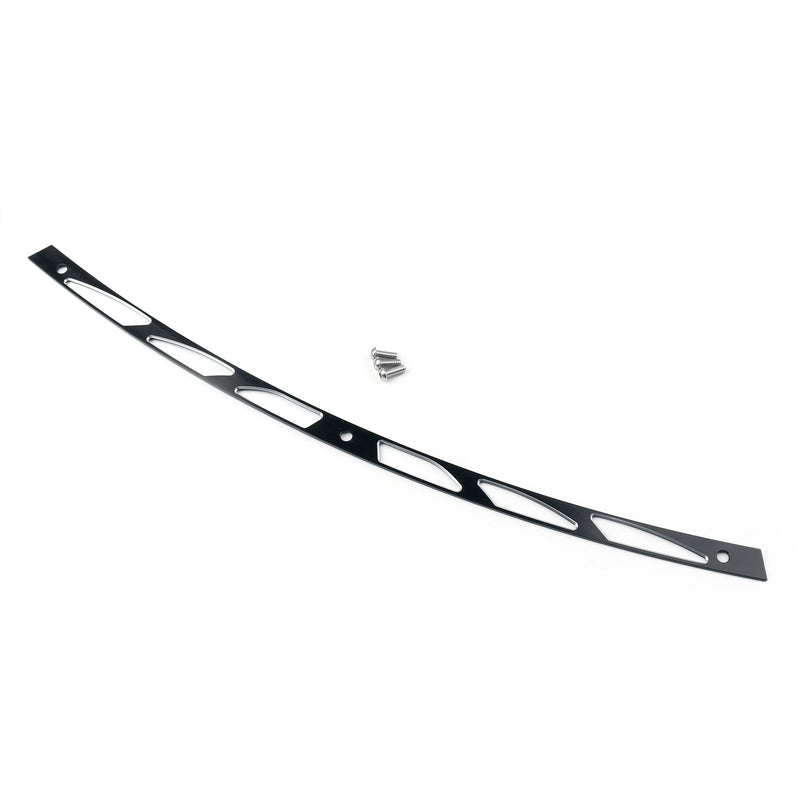 Harley Electra Glide FLHX (1997-2013), Black Generic CNC Billet Windshield Trim