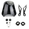 Harley Dyna Softail Models Black Generic CA Market ABS Motorcycle Windscreen Windshield