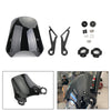 Harley Dyna Softail Models Black Generic CA Market ABS Motorcycle Windscreen Windshield
