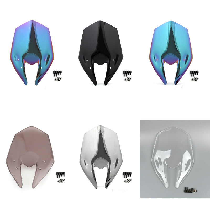 Kawasaki Z800 (2013-2014) 5 Color Generic Windshield WindScreen Double Bubble