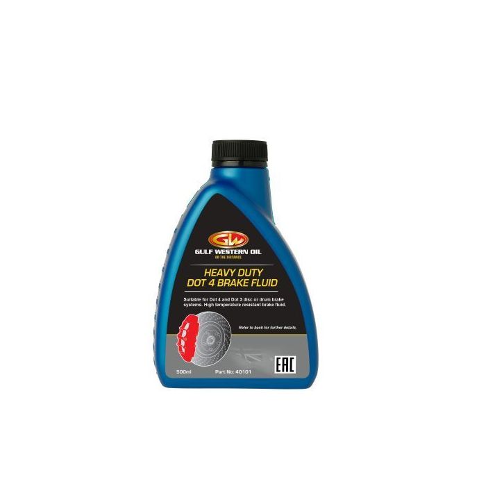 Gulf Western Dot 4 Brake Fluid 500ml 40101