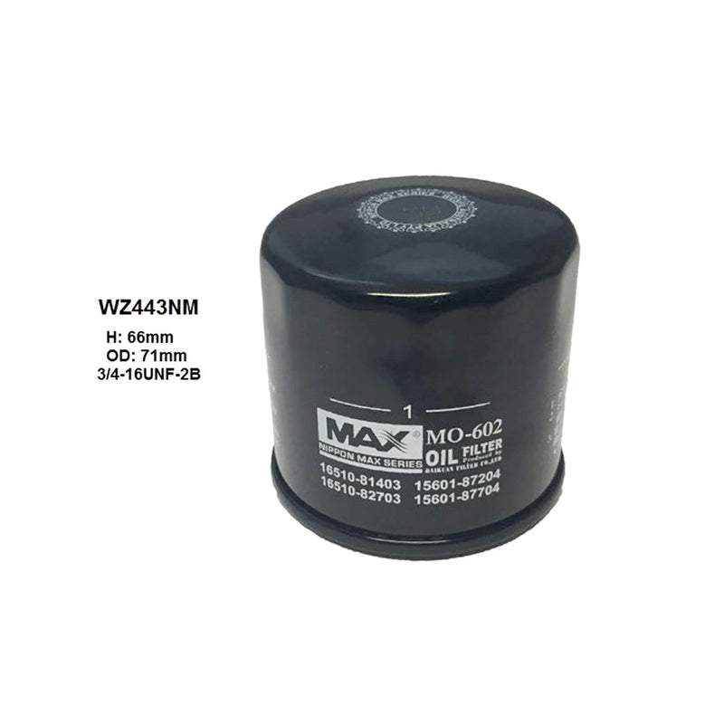 Wesfil Oil Filter WZ443NM