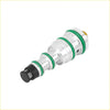 Silver-colored refrigeration expansion valve with green o-rings and black cap for ac compressor control solenoid valve v5 yellow
