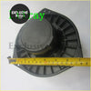 Black plastic ribbed car air vent fan with central circular cover for a c heater blower motor mitsubishi l200 pajero sport