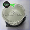White plastic fan blade assembly with black mounting base for a/c heater blower motor fits mitsubishi l200 pajero sport