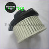 Black and off-white plastic ribbed air filter housing for a c heater blower motor for mitsubishi l200 pajero sport back view
