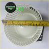 White plastic a/c heater blower motor housing with black mounting bracket for mitsubishi l200 pajero sport back side