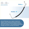 Black rubber coated metal ac refrigerant liquid hose with iron fittings for toyota rav4 2013-2016