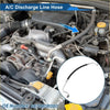 Black rubber a/c refrigerant liquid hose with metal fittings for toyota rav4 2013-2019 discharge line