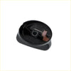 Black plastic car door handle cover with small brown rubber insert for toyota tacoma a/c temperature control knob