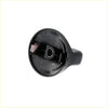 Black plastic ignition switch knob with circular design and molded markings for toyota tacoma ac control
