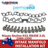 Nissan Skyline R31 3.0L Permaseal Intake Manifold Titanium Stud & Gasket Kit