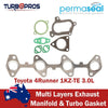 Toyota 4Runner 1KZ-TE 3.0L Permaseal Exhaust Manifold&Turbo Gasket Kit