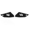 DUCATI PANIGALE V4 / S / SP2 2022+ TANK SIDE KNEE PADS RUBBER GRIPS BLACK