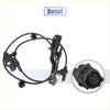 Black abs sensor with coiled cable and multiple connectors for Toyota RAV4 2006-2018 shown from the back side