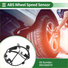 Black abs wheel speed sensor for toyota 4runner 2003-2009 with coiled wiring and multiple connectors shown from back