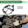 Black abs wheel speed sensor for toyota 4runner 2003-2009 with coiled wiring and connectors for automotive use