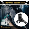 Black abs wheel speed sensor with cylindrical housing and connector for Toyota 4Runner 2003-2022 shown from back side