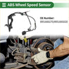 Black abs wheel speed sensor for Toyota 4Runner 2010-2021 with coiled wire and mounting bracket shown from back side