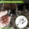 Black abs wheel speed sensor with metallic housing and wiring harness for toyota allion front right 2001-2007