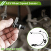 Black abs wheel speed sensor with metallic housing and wiring harness for front left toyota auris 2013-2018