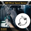 Black abs wheel speed sensor with coiled wiring and connector for Toyota Avanza front right 2004-2023 shown in inset circle