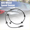 Black abs wheel speed sensor with coiled cable and multiple connectors for Toyota Aygo mk1 rear left or right side