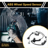 Black abs wheel speed sensor for toyota fj cruiser 2007-2010 with coiled wiring and mounting brackets