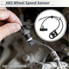 Black abs wheel speed sensor with coiled cable and connector held in hand for 2004-2007 Toyota Highlander rear right