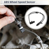 Abs wheel speed sensor for toyota highlander 2004 2007 with black molded plastic housing and two black wiring harnesses