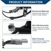 Abs wheel speed sensor for toyota highlander with black reinforced harness gray connectors and metal clamps