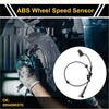 Black abs wheel speed sensor with coiled cable and connector for toyota hilux 2004-2008 rear right side