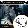 Black abs wheel speed sensor with coiled wiring and mounting brackets for toyota hilux 2005-2014 front right