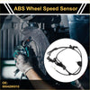 Black abs wheel speed sensor for toyota hilux 2005-2014 front right with coiled wiring and mounting brackets