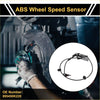 Black abs wheel speed sensor with coiled cable and connectors for right rear of toyota hilux 2015-2020