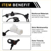 Abs wheel speed sensor for toyota hilux 2015-2024 with black and white reinforced plastic, metal, and red accent ring