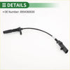 Black plastic abs wheel speed sensor with coiled wire and connector for toyota land cruiser 2010-2016