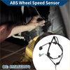 Black abs wheel speed sensor with coiled wire and connectors for Toyota Majesta 2005-2013 shown in circular inset view